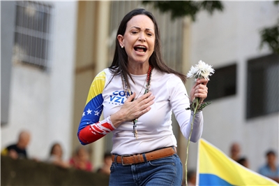委內瑞拉反對派領袖馬查多(Maria Corina Machado)(圖)榮獲諾貝爾和平獎。(資料照片)