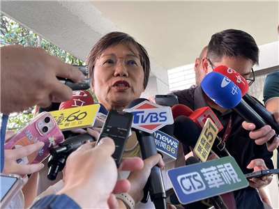 內政部長劉世芳7日在立法院受訪。(鄭佑漢 攝)