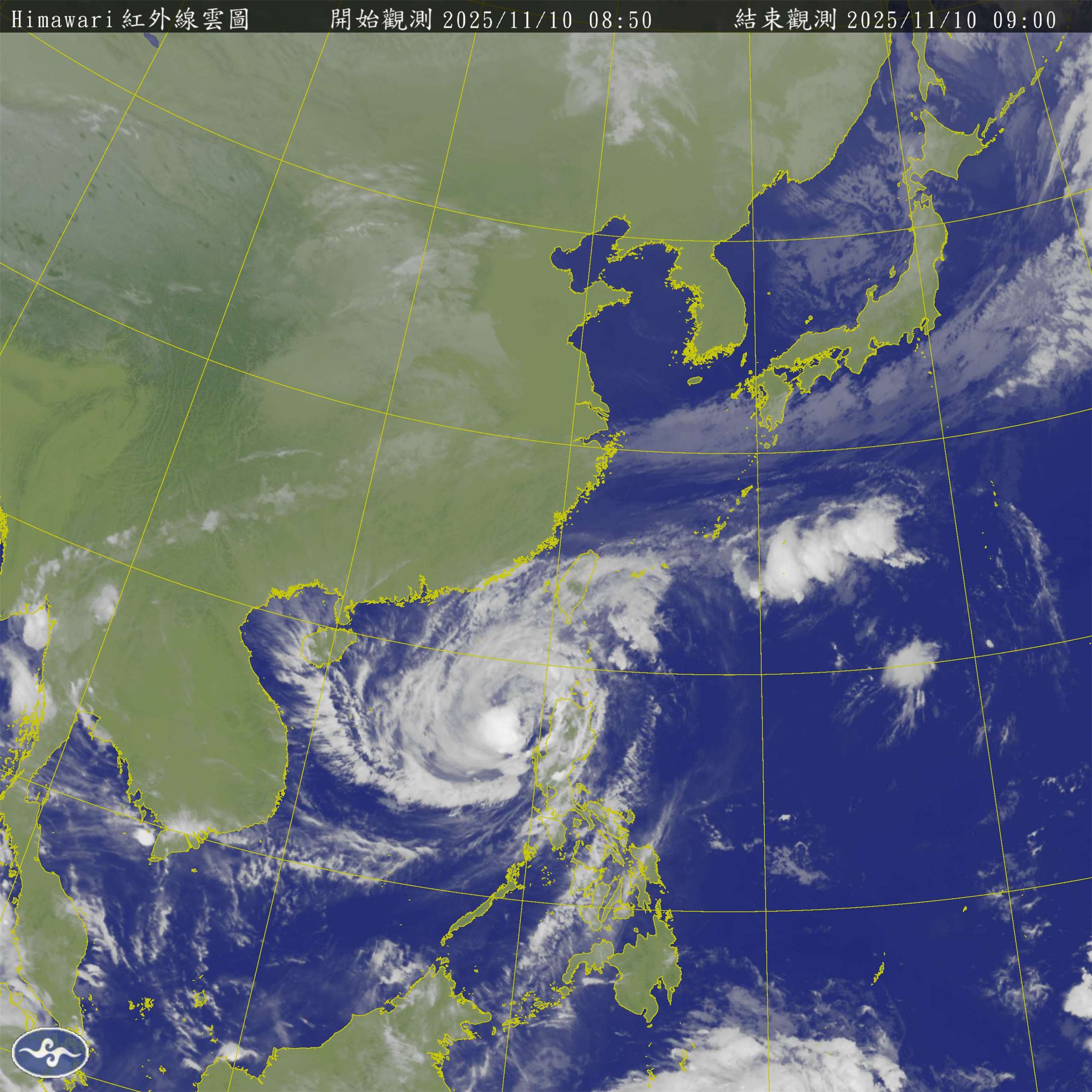 氣象專家吳德榮表示，預估11日、12日鳳凰颱風的共伴效應最劇烈，北部及東半部有發生大量致災雨的潛勢。(氣象署提供)