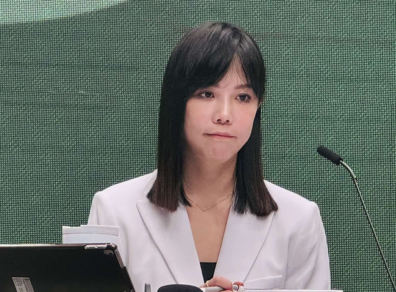 行政院發言人李慧芝。(資料照/鄭佑漢 攝)