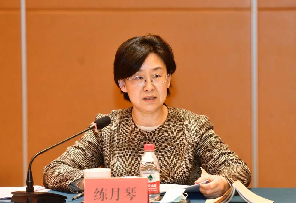 據江蘇省台辦官網，目前主任一欄呈空缺狀態，沒有顯示練月琴的名字，她的簡歷、歷史活動報導均被撤下。(翻攝微信)