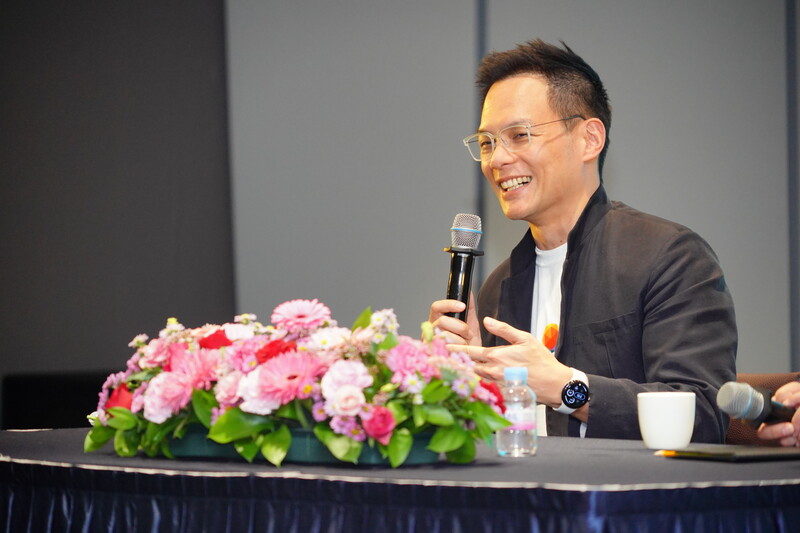 台灣ABAC代表、台灣大哥大總經理林之晨表示，台灣中小企業資安表現於APEC經濟體排名前段班。（APEC台灣代表團提供）
