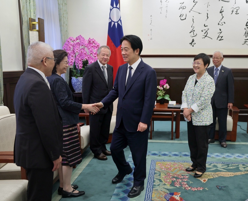 賴清德總統6日接見「全日本台灣連合會回國訪問團」時，感謝「全台連」是凝聚旅日僑界的力量，促進台、日友好的推手。