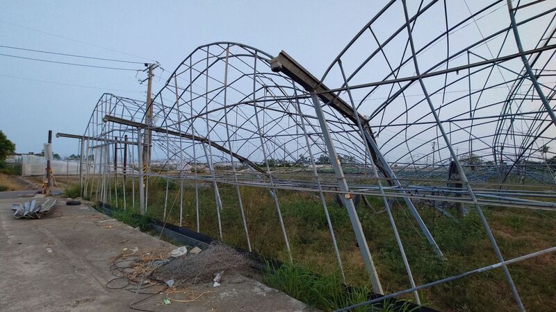 農業部13日最新統計，颱風鳳凰影響造成的農業損失已超過新台幣2000萬元，以宜蘭縣、花蓮縣最嚴重。 (示意圖／中央社)