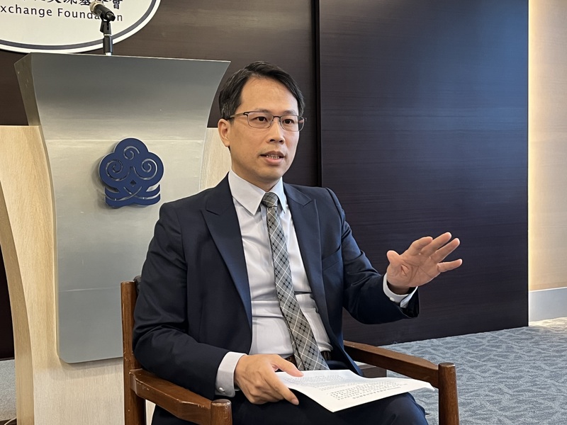 海基會副秘書長黎寶文。 (圖：中央社)