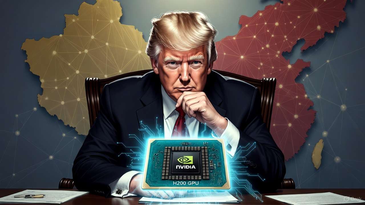 川普考慮對中開放H200晶片 專家示警恐將縮短美中AI科技差距(AI示意圖)