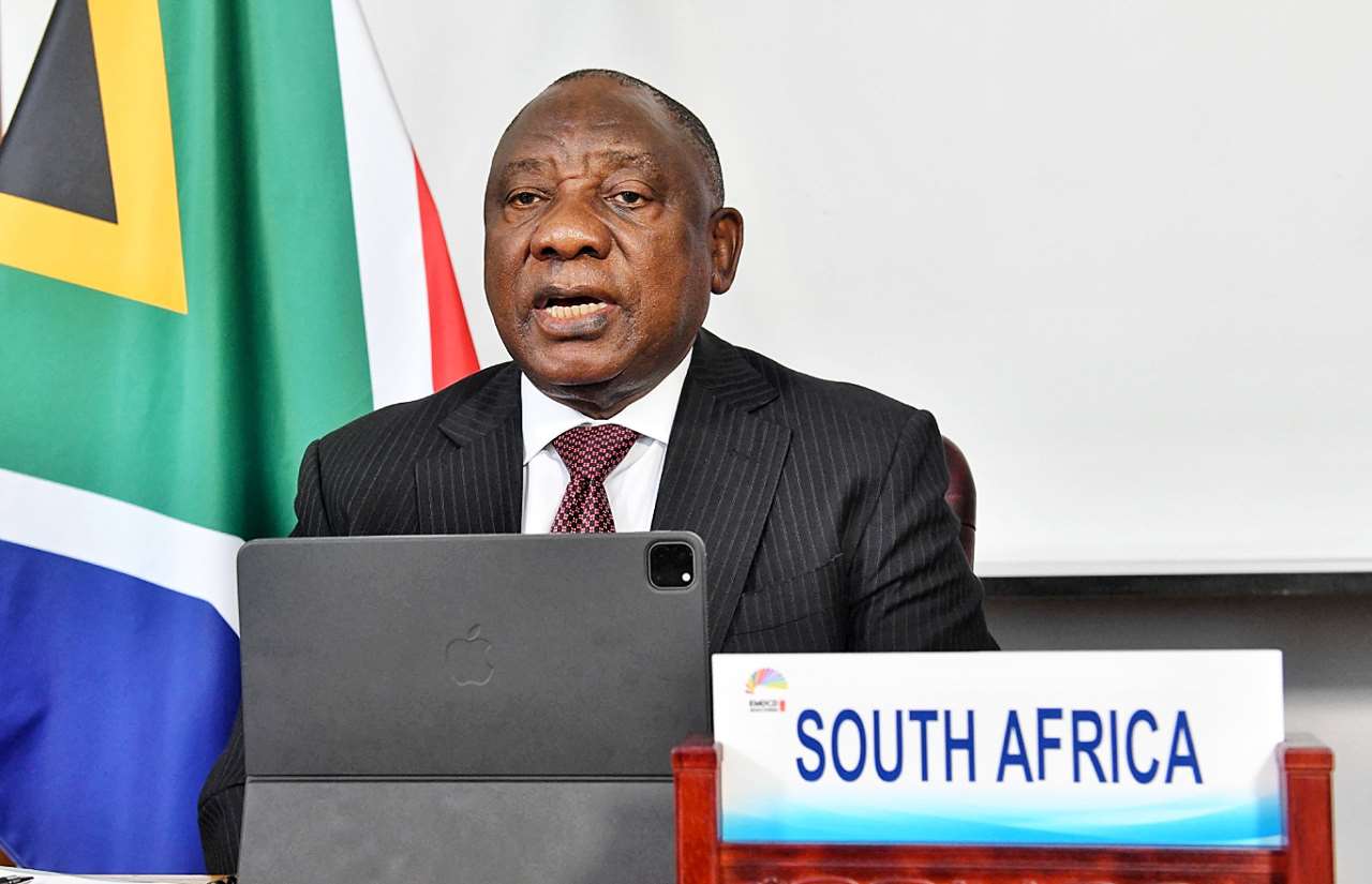 南非總統拉瑪佛沙(Cyril Ramaphosa)。(圖:X@PresidencyZA)