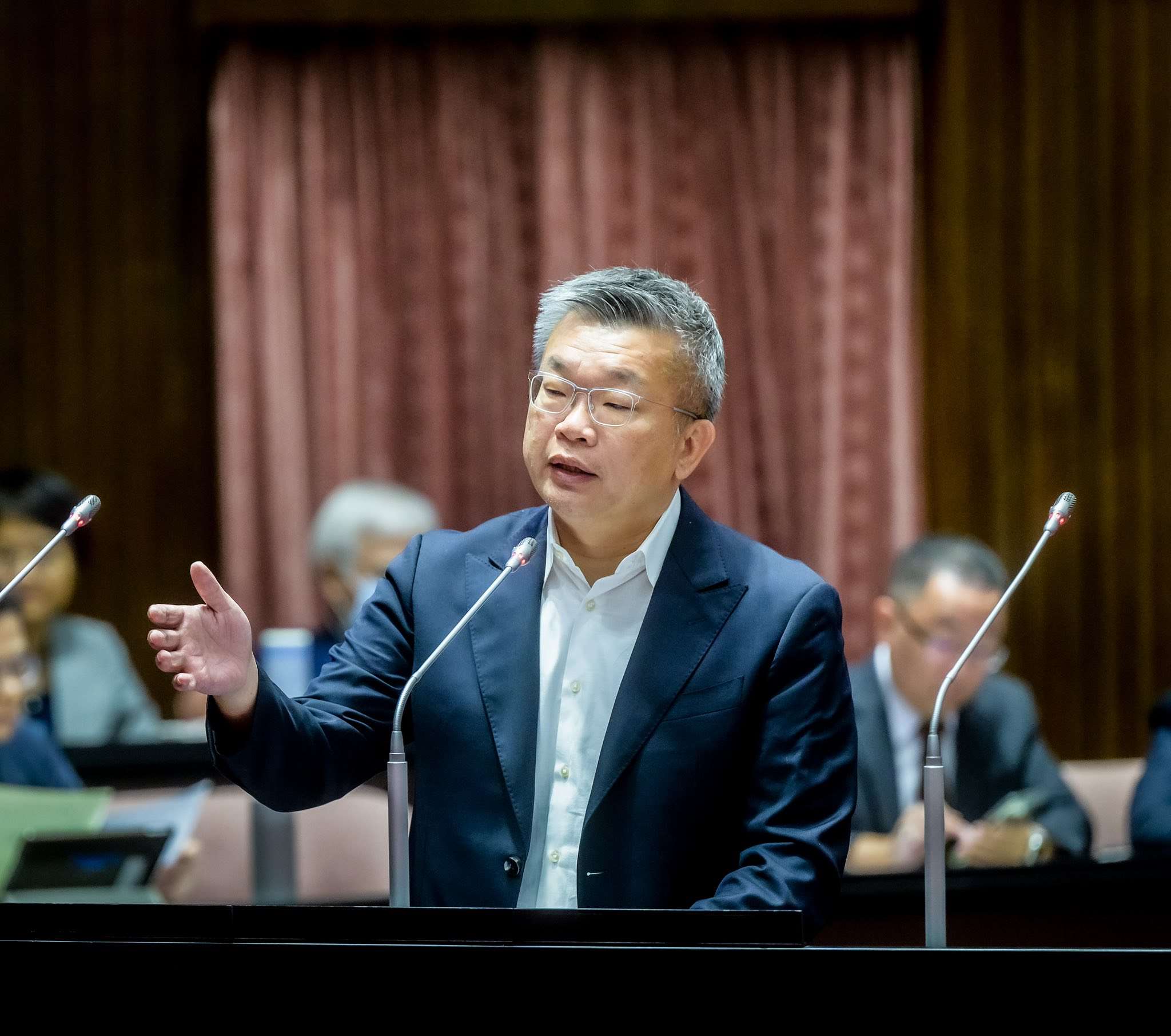 中華職棒聯盟會長蔡其昌。(資料照／蔡其昌臉書)