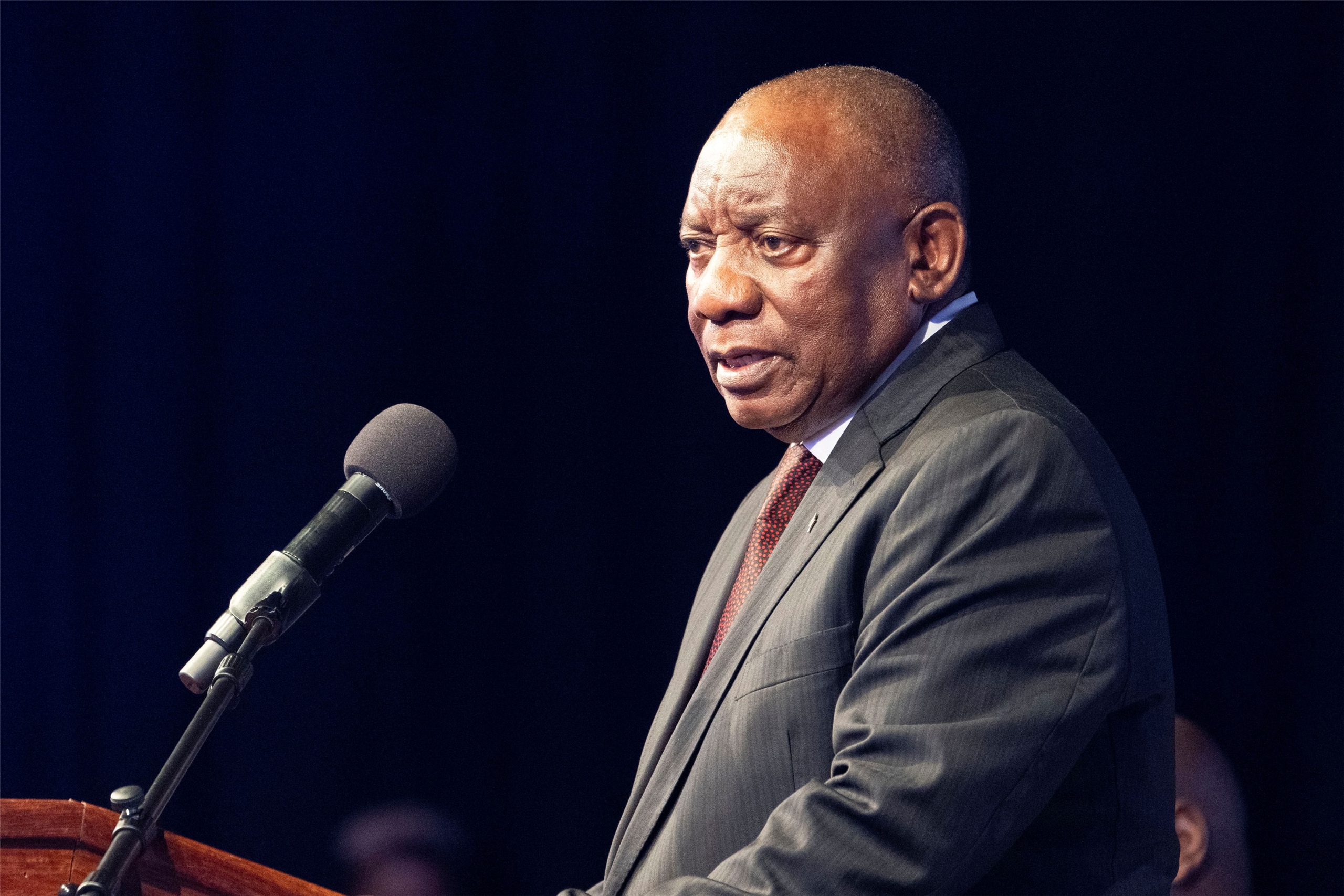 南非總統拉瑪佛沙(Cyril Ramaphosa)。(檔案照)