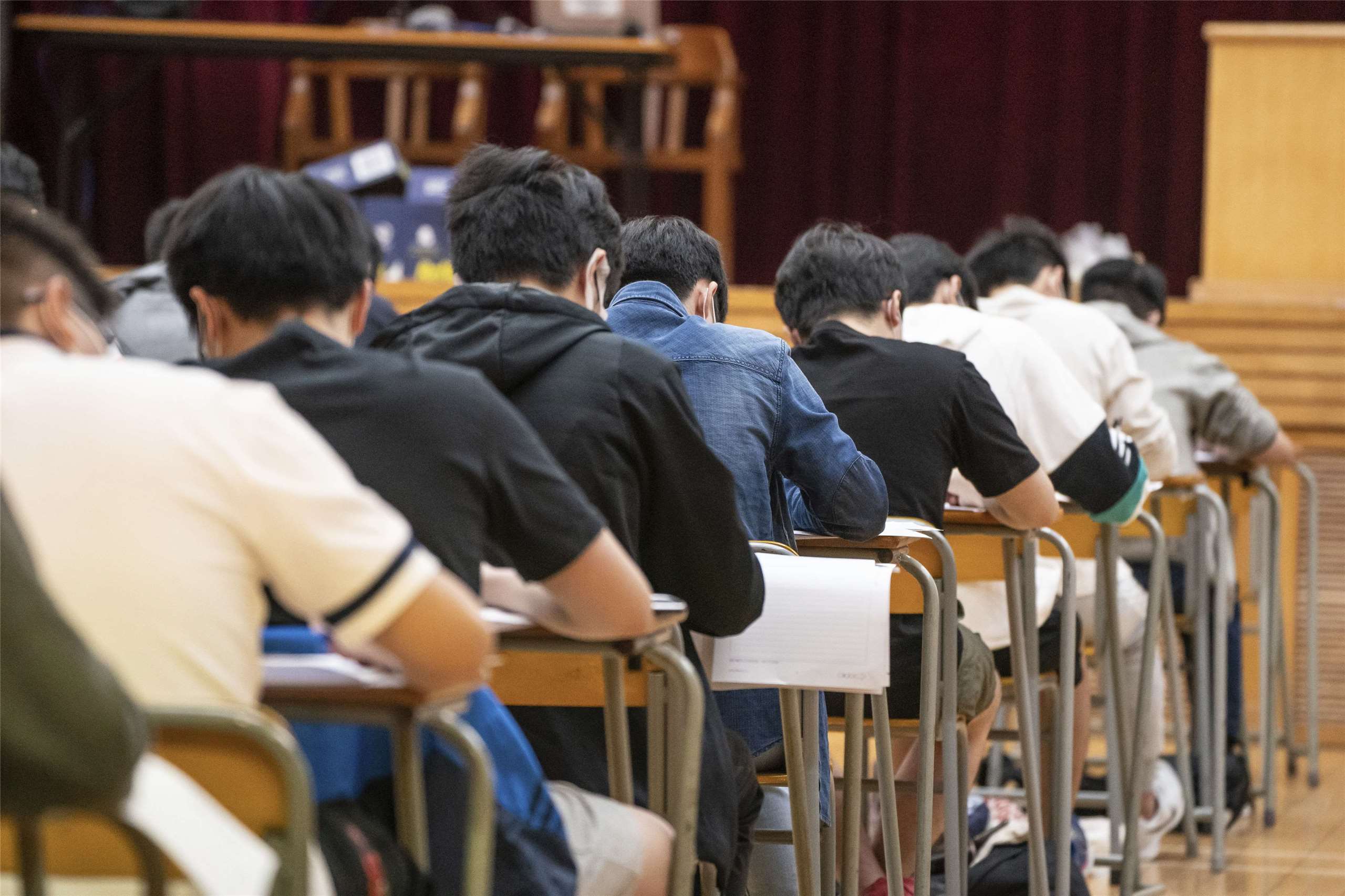 香港中學文憑試（Diploma of Secondary Education，DSE）資料照。(美聯社/達志影像)