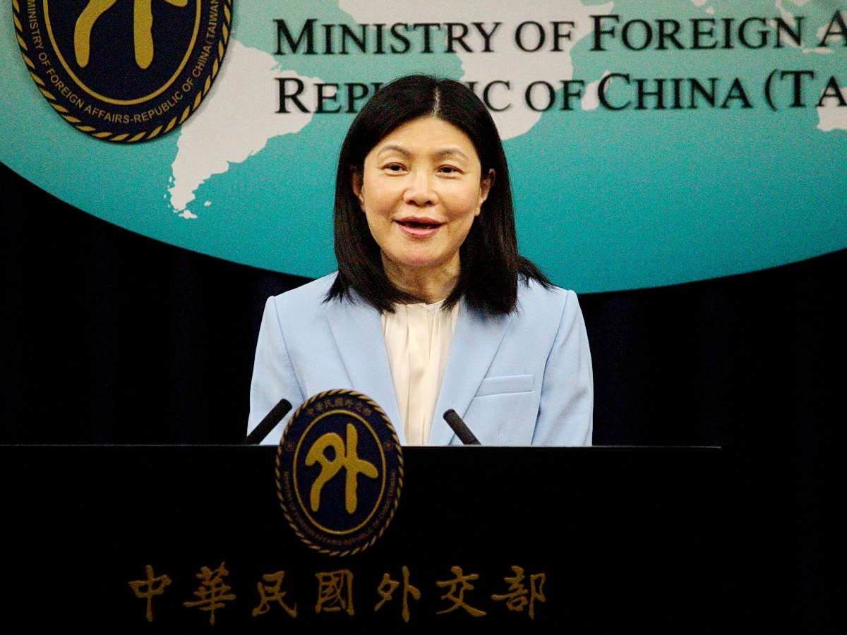 外交部國際傳播司司長張秀禎18日表示，明年將在全球推動紀錄片「造山者-世紀的賭注」的非營利放映 (央廣記者王照坤 攝)
