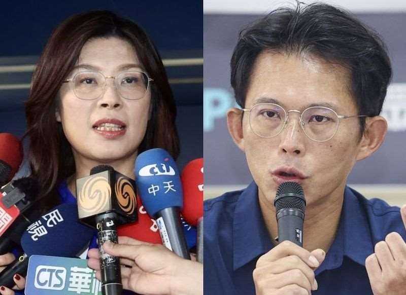 媒體報導，民眾黨主席黃國昌(右)表示，下週將與國民黨主席鄭麗文(左)會面。 (合成圖/中央社)