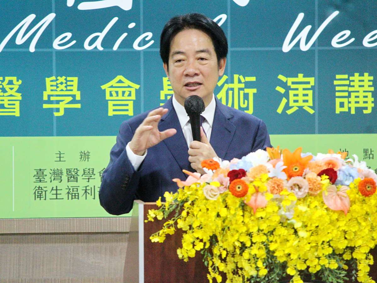 總統強調，高推估健保預算的目的就是希望能藉此「提高醫療服務，留得住人才，加惠民眾的健康福祉」 (央廣記者王照坤 攝)