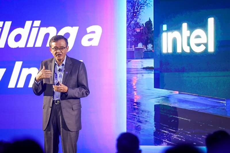 英特爾(Intel)執行長陳立武。圖為陳立武來台出席英特爾40週年活動。(中央社)