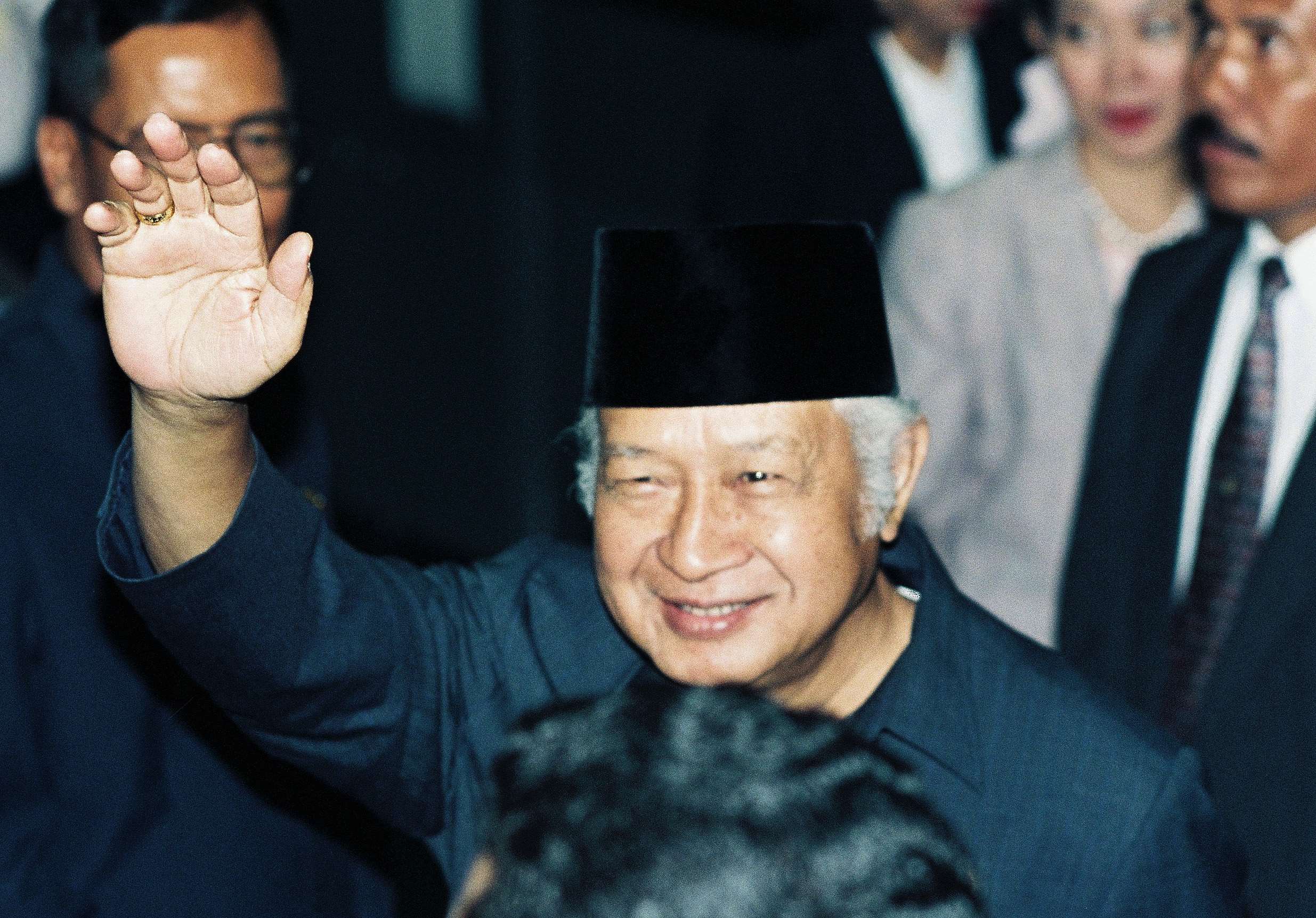 印尼前總統蘇哈托(Suharto)以鐵腕統治印尼超過30年。資料照。