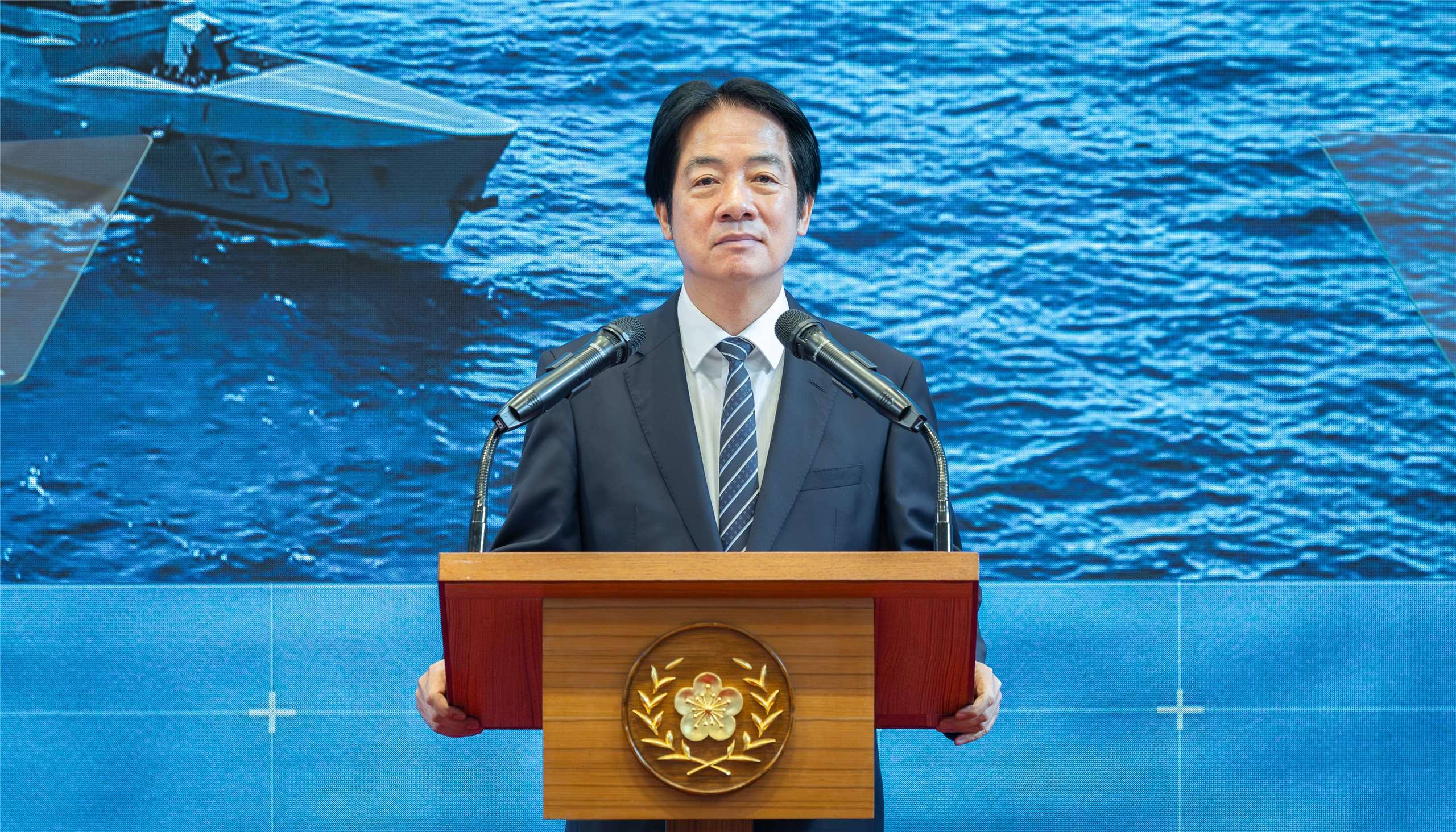 賴清德總統26日召開記者會，提出「守護民主台灣國家安全行動方案」。 (圖:總統府)