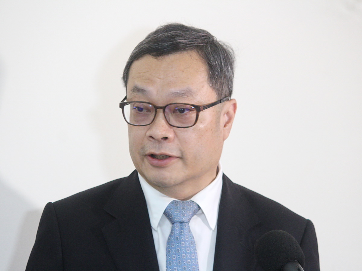 外交部政務次長陳明祺。資料照。(央廣記者王照坤 攝)