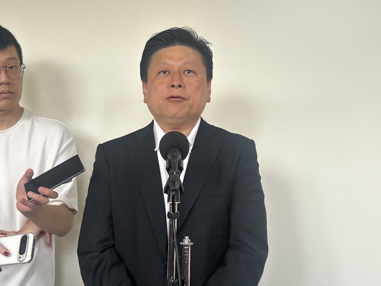 國民黨團總召傅崐萁。資料照片。(趙婉淳 攝)