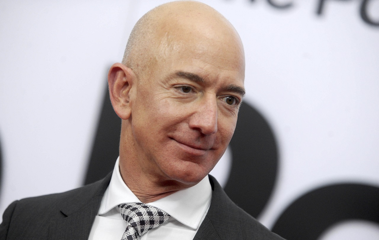 網路零售巨擘亞馬遜創辦人貝佐斯(Jeff Bezos)。資料照片。