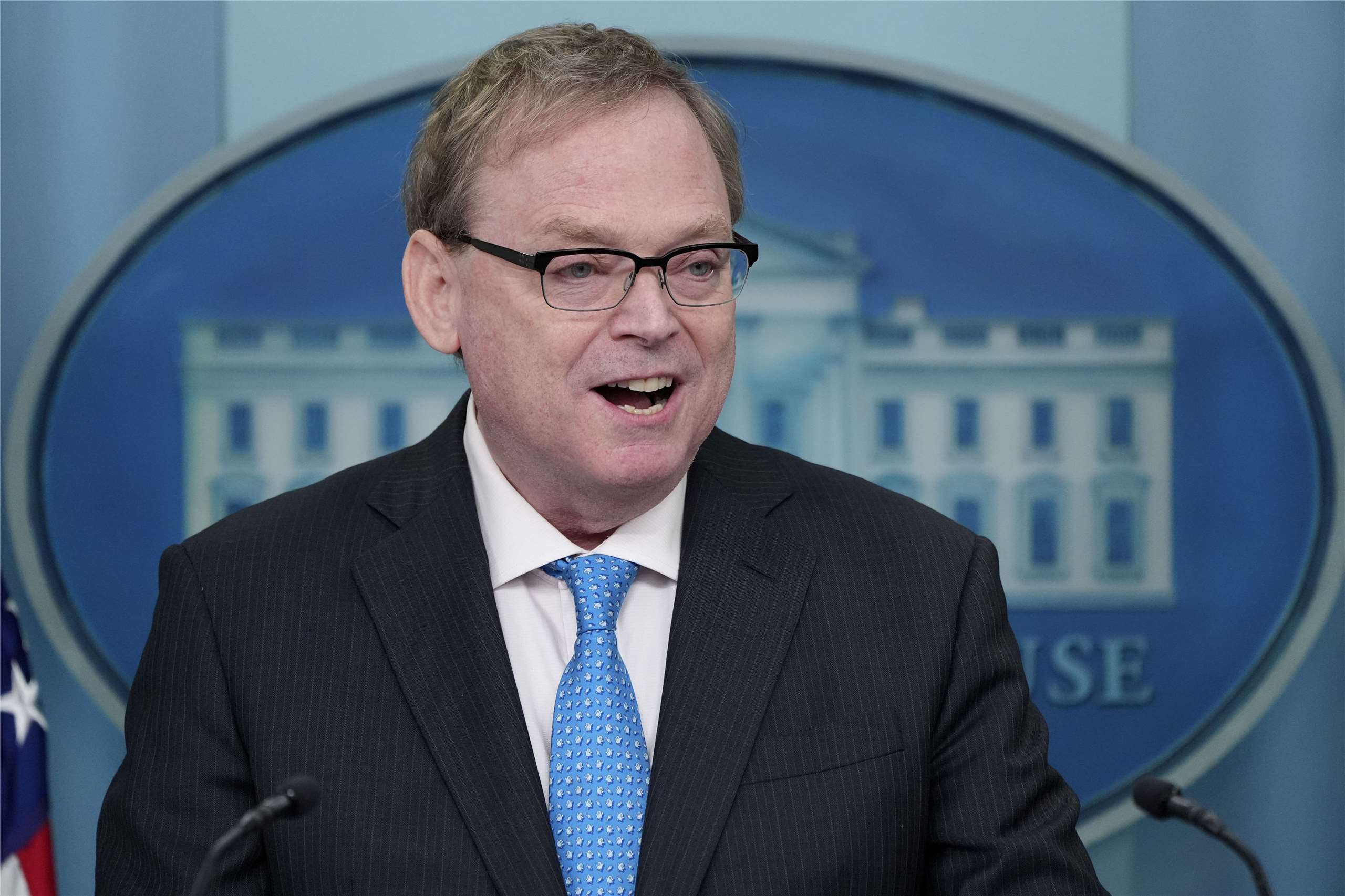 	
白宮經濟顧問哈塞特(Kevin Hassett)(圖)表示，這波政府關門每週造成約150億美元的損失。(資料照片) 