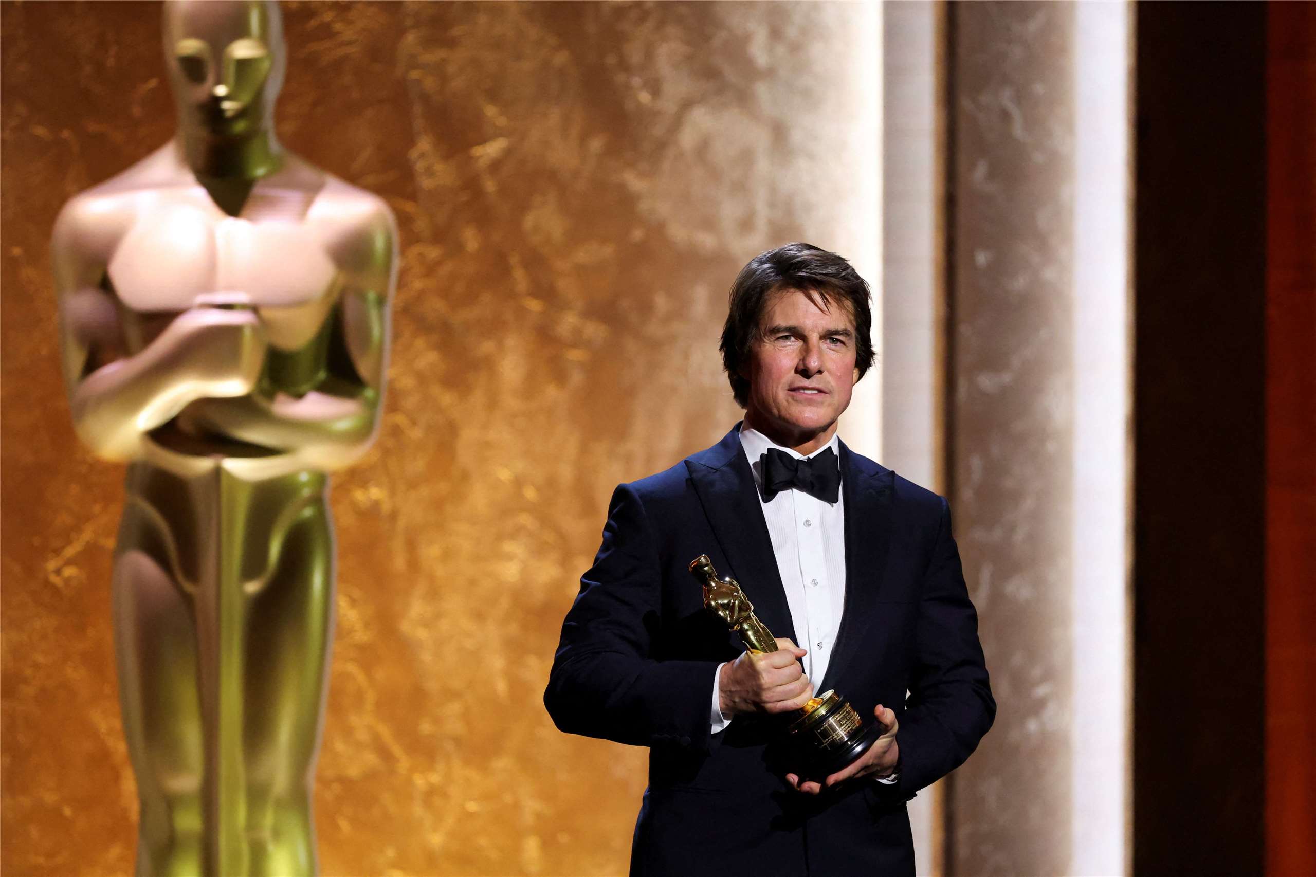 好萊塢於16日舉行頒獎典禮，演員湯姆克魯斯(Tom Cruise) 獲得終身成就獎。