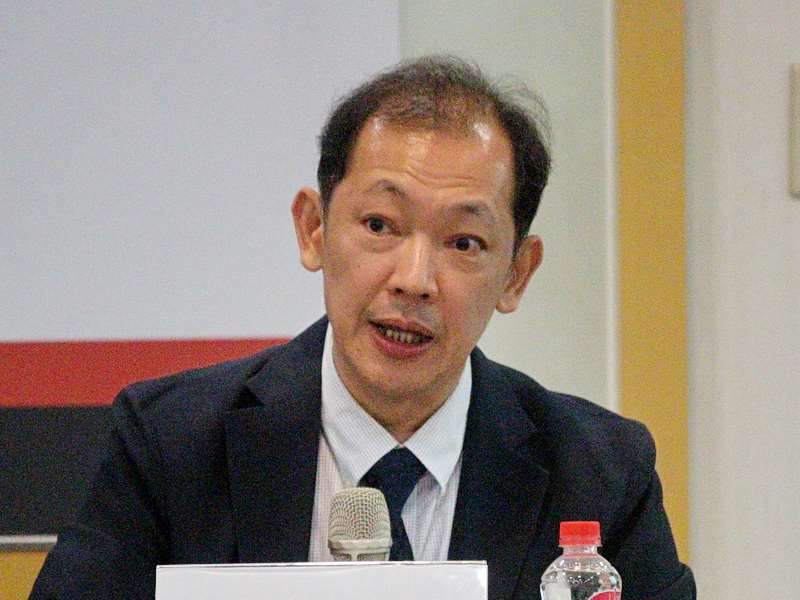 高雄大學政治法律學系系主任楊鈞池分析，中日領導人10月會晤達成的「推進戰略互惠關係」共識，不會出現結構上的變化 (央廣檔案/記者王照坤 攝)