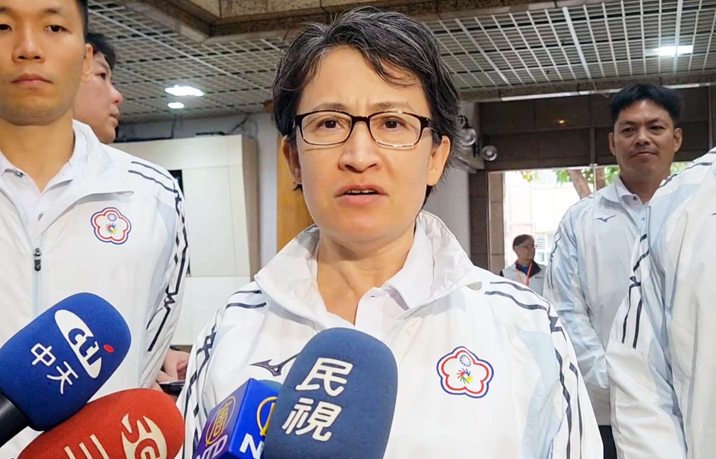 針對外傳「台灣捐贈80億歐元巨資交換演講」一事，副總統蕭美琴10日親自嚴正駁斥，強調此為不實謠言。(江昭倫攝)