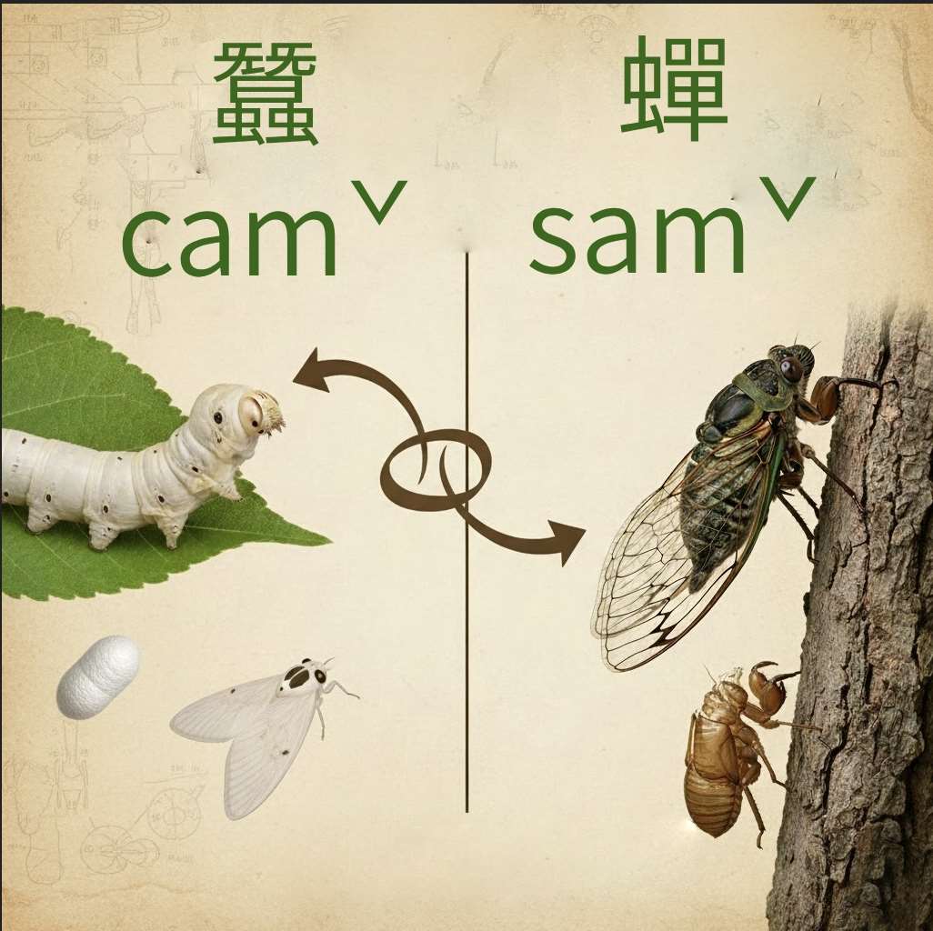 今日客語共下來學:蠶camˇ蟬samˇ，深秋聽一首〈秋蟬〉! episode artwork