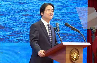 賴清德總統26日上午於總統府召開「守護民主台灣國安行動方案」國安高層會議，並在大禮堂舉行記者會。(翻攝總統府YouTube直播)