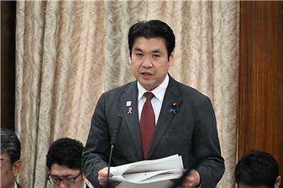 日本文部科學大臣松本洋平。(FB@mextjapan)