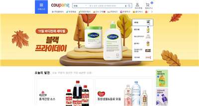 韓國酷澎（Coupang）網站。 (圖擷自coupang.com)