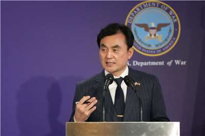 南韓國防部長安圭伯表示，在南韓國內建造核潛艇是明智的做法。資料照。