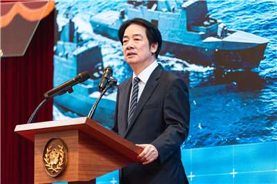 賴清德總統26日主持「守護民主台灣國安行動方案」記者會，宣布台灣重大戰略方針。 (圖:總統府)