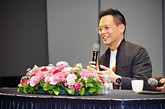 台灣ABAC代表、台灣大哥大總經理林之晨表示，台灣中小企業資安表現於APEC經濟體排名前段班。（APEC台灣代表團提供）
