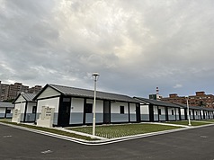 花蓮強震中繼組合屋落成，預計12月可入住。