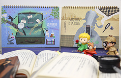 最高檢察署20日正式發表2026年的公益桌曆《2026神探 Impossible Mission》，以12則經典推理故事結合法律概念，呈現辦案邏輯與證據運用的探案辯證，讓讀者彷彿親歷法庭與現場交錯的時空。這本公益桌曆預購已破3,000本，收入將全數歸入國庫。 (圖：中央社)
