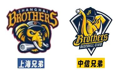 「中國CPB棒球城市聯賽」預計2026年1月開打，其中代表上海的「上海兄弟」隊徽(左)、吉祥物與球衣配色，均與中職「中信兄弟」極為相似，引發球迷痛批「吃台灣豆腐」。(圖:Threads/央廣合成)