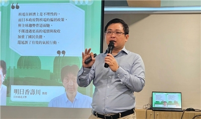 台灣氣候行動網絡研究中心總監趙家緯指出，台灣碳費若每噸訂為新台幣1,800元，將可節省約100億元的碳關稅流失。(資料照/劉品希 攝)