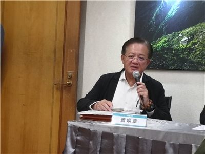 消防署署長蕭煥章。(資料照／劉玉秋 攝)