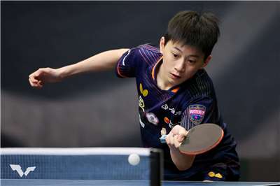 國際桌球總會(ITTF)世界桌球青少年錦標賽，在郭冠宏(圖)個人獨拿2點情況下，台灣U19男團今天(24日)在8強戰，以3比1扳倒尋求5連霸的中國隊。(資料照/WTT)