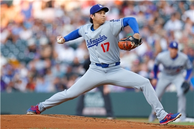 道奇隊日籍超級球星大谷翔平。資料照片。