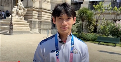 台灣男子擊劍好手陳弈通。資料照。(江昭倫 攝)