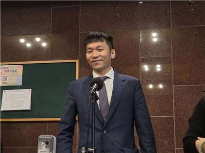 運動部長李洋26日日首次列席立法院教育文化委員會備詢，備受媒體關注。(江昭倫 攝)