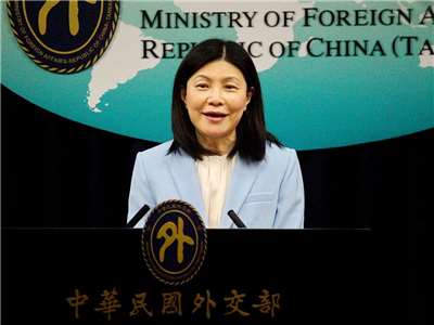 外交部國際傳播司司長張秀禎18日表示，明年將在全球推動紀錄片「造山者-世紀的賭注」的非營利放映 (央廣記者王照坤 攝)