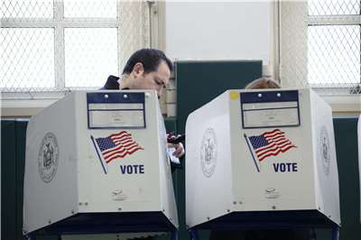 紐約市的市長長選舉4日進行投票。