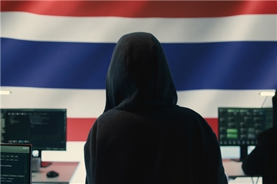 泰國警方27日以涉及國際詐騙活動逮捕16名外籍人士。示意圖。 (AI生成圖)