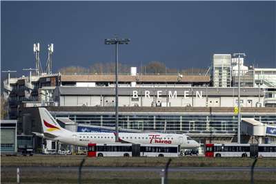 位於德國北部的不來梅機場(Bremen Airport)。資料照。(美聯社/達志影像)