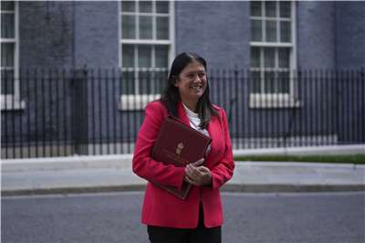 英國文化大臣南迪(Lisa Nandy)14日表示，BBC針對美國總統川普(Donald Trump)演說被誤導性剪輯一事道歉是正確的。資料照。(美聯社/達志影像)