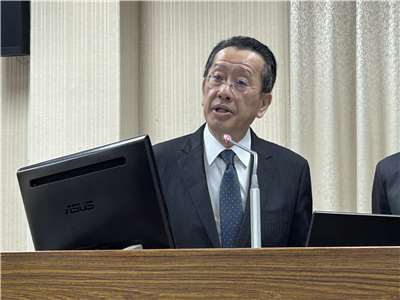 國防部長顧立雄。(趙婉淳 攝)