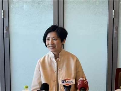 林玟萱透露，與APEC各領袖家屬互動融洽，且有與部分家屬互加社群聯繫感情。(謝佳興 攝)